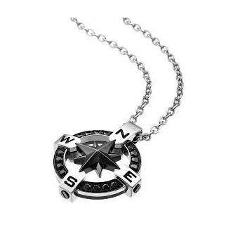 Collar Zancan Hombre Hi Teck in Acero EHC015-1 - EHC015-1